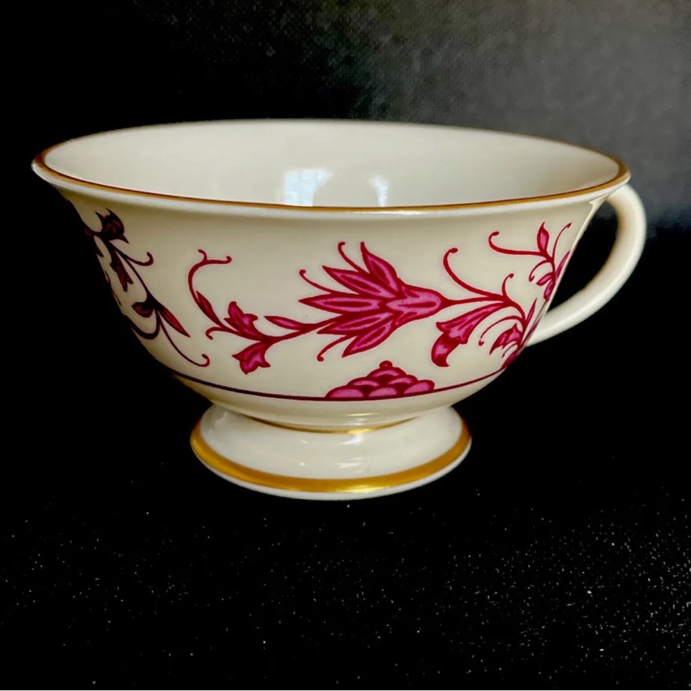 Vintage Franciscan China Cup Only  Lorraine Maroon